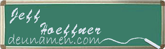 Jeff Hoeffner Visitenkarte